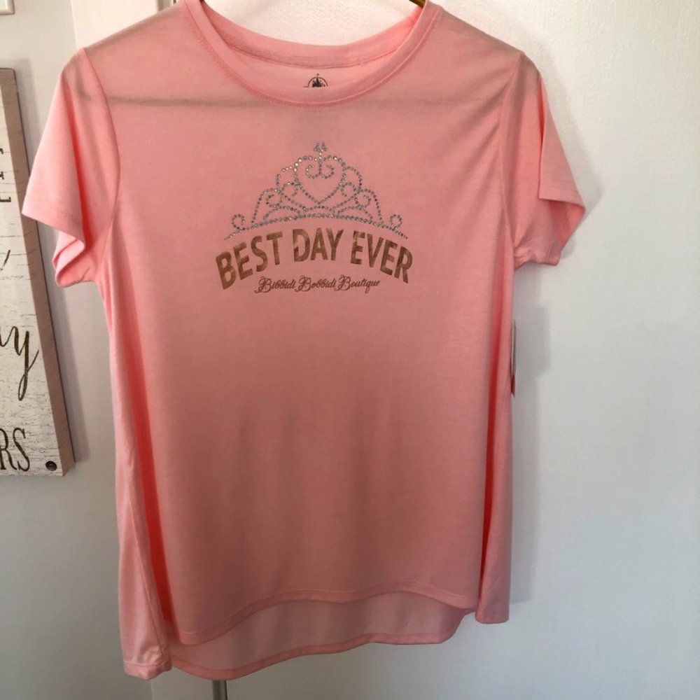 Disney BEST DAY EVER swing top with bedazzled crow